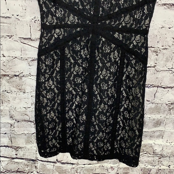 Bisou Bisou Lace Nude Dress - Picture 6 of 10